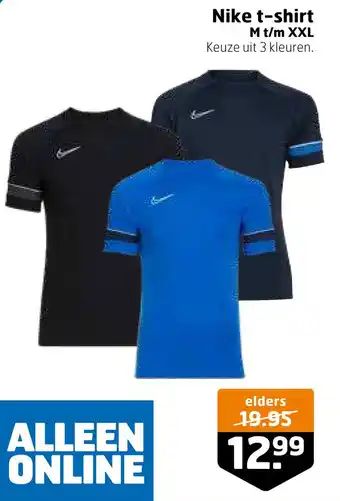 Trekpleister Nike t-shirt m t/m xxl aanbieding