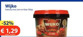 Die Grenze Wijko satésaus hot, kant en klaar 500gr aanbieding