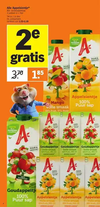 Albert Heijn Alle Appelsientje aanbieding