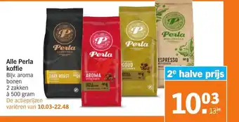 Albert Heijn Alle Perla koffie aanbieding