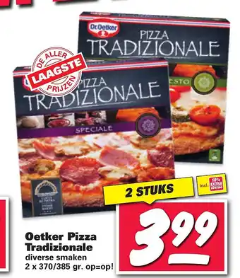 Nettorama Oetker pizza tradizionale aanbieding