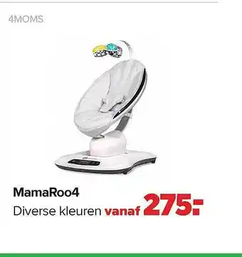 Baby-Dump 4moms mamaroo4 wipstoel aanbieding