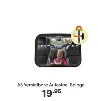 Baby & Tiener A3 verstelbare autostoel spiegel aanbieding