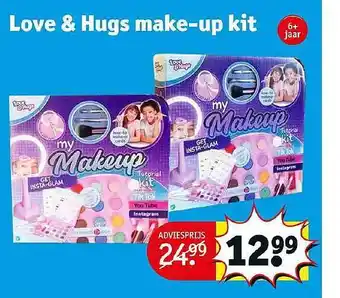 Kruidvat Love & hugs make-up kit aanbieding