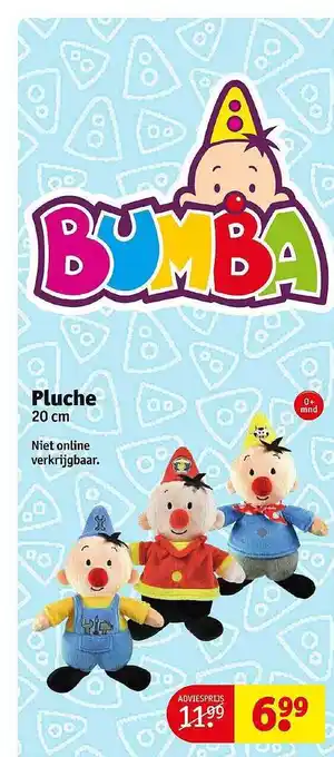 Kruidvat Bumba pluche aanbieding