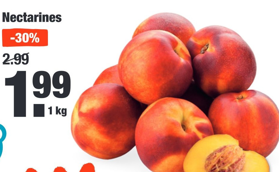 Nectarines aanbieding bij ALDI