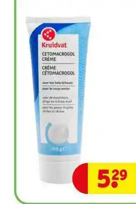 Kruidvat Kruidvat cetomacrogol crème aanbieding