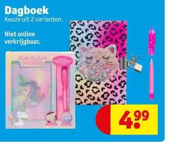 Kruidvat Dagboek aanbieding