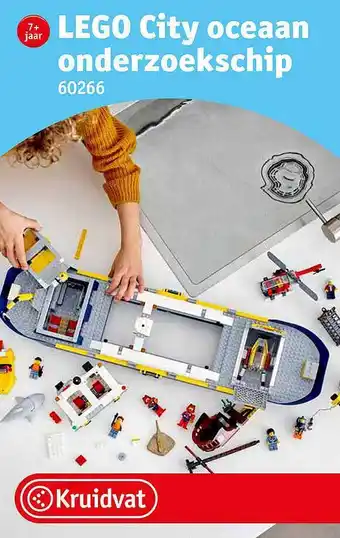 Kruidvat Lego city oceaan onderzoekschip aanbieding