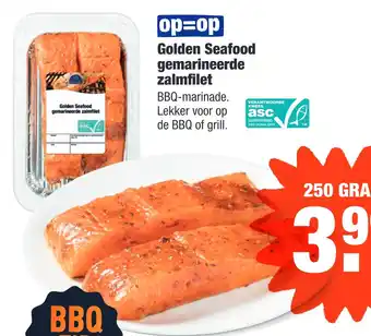 ALDI Golden Seafood gemarineerde zalmfilet aanbieding