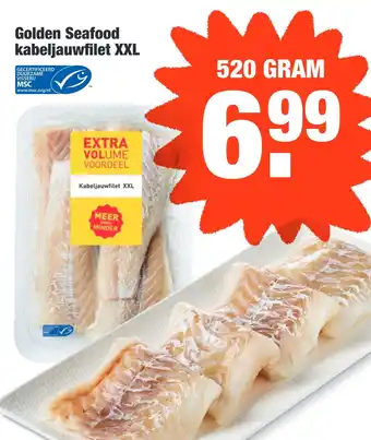 ALDI Golden Seafood kabeljauwfilet XXL aanbieding