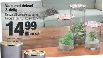 ALDI Vaas met deksel aanbieding