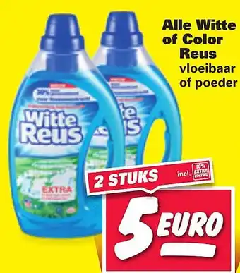 Nettorama Alle Witte of Color Reus aanbieding