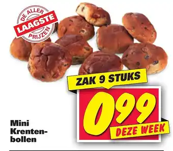 Nettorama Mini en Krenten- bollen aanbieding