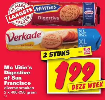 Nettorama Mc Vitie's Digestive of San Francisco aanbieding