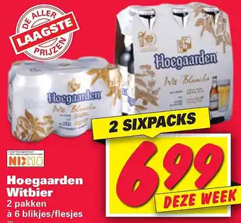 Nettorama Hoegaarden Witbier aanbieding