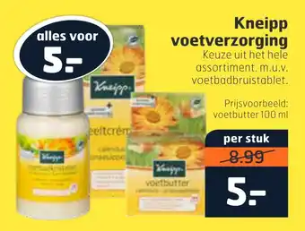 Trekpleister Kneipp voetverzorging aanbieding