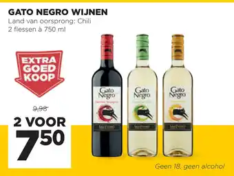 Jumbo Gato Negro Chileense wijn 2*750ml aanbieding