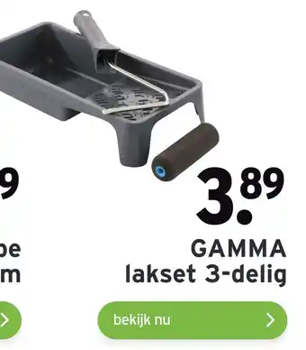 GAMMA GAMMA lakset 3-delig aanbieding