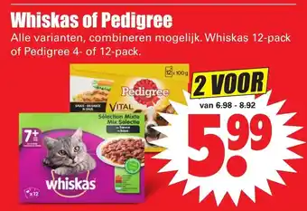 Dirk Whiskas of Pedigree 2st aanbieding