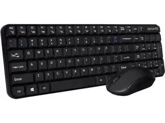 MediaMarkt Qware home office muis en toetsenbord (waterford) zwart aanbieding