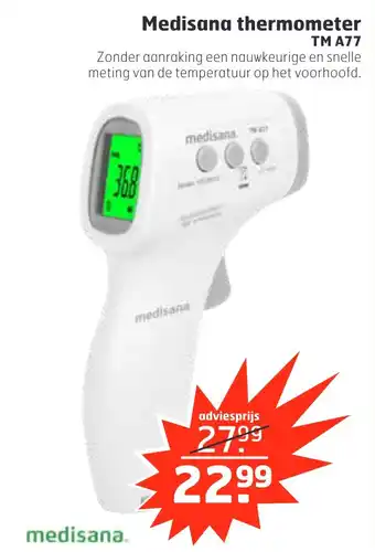 Trekpleister Medisana thermometer TM A77 aanbieding