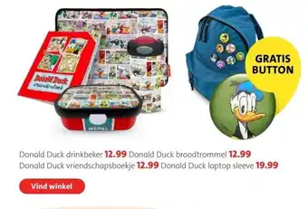 Bruna Krijg een button cadeau bij aankoop van een donald duck artikel aanbieding