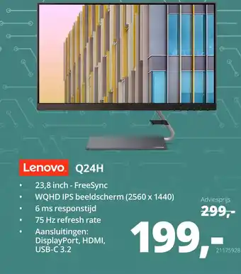 Paradigit Lenovo q24h aanbieding