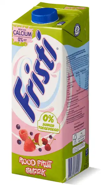 Picnic Fristi  rood fruit 0% suiker toegevoegd aanbieding