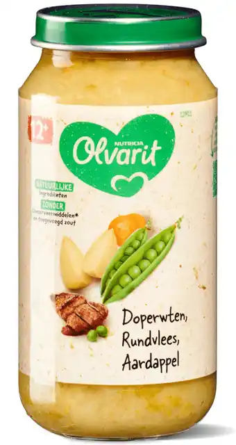 Picnic Olvarit  12+ mnd doperwten rundvlees aardappel aanbieding