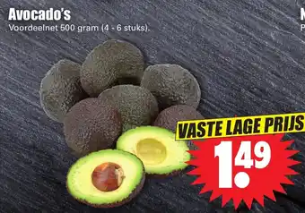 Dirk Avocado's 500g aanbieding