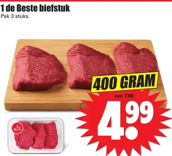 Dirk 1 de Beste biefstuk 400g aanbieding