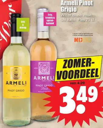 Dirk Armeli Pinot Grigio 750ml aanbieding