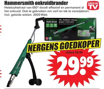 Dirk Hammersmith onkruidbrander aanbieding