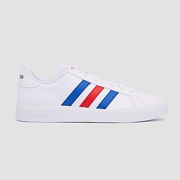 Adidas grand court td sneakers wit/blauw heren aanbieding bij Perry Sport