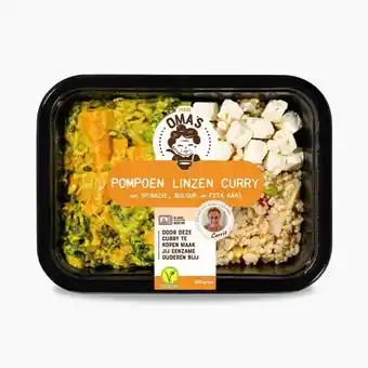 Albert Heijn Oma's pompoen linzen curry aanbieding