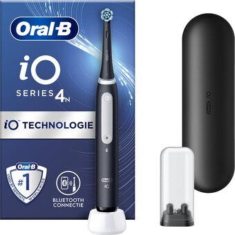 Bol.com Oral-b io 4n - black - elektrische tandenborstel - ontworpen door braun aanbieding