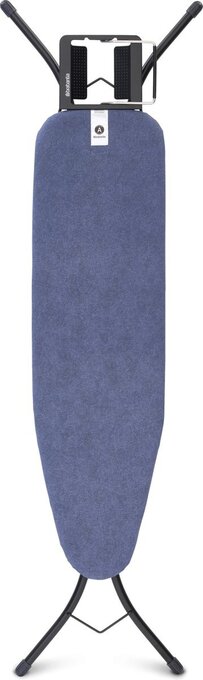 Bol.com Brabantia strijkplank a - met strijkerhouder - 110x30 cm - denim blue aanbieding