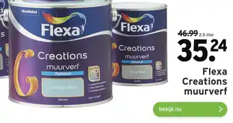 GAMMA Flexa Creations muurverf aanbieding