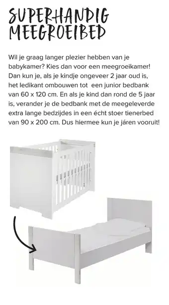 Baby-Dump Verander je de bedzijdes in een echt stoer tienerbed van 90x200cm aanbieding