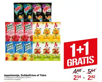 Coop Appelsientje, Dubbelfrisss of Taksi aanbieding