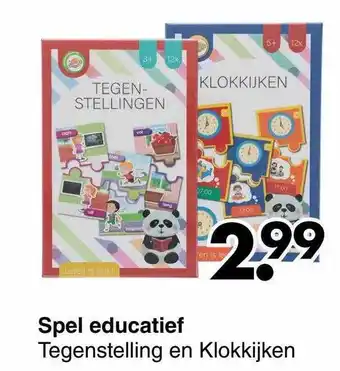 Wibra Spel educatief aanbieding