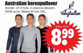 Dirk Australian herenpullover aanbieding