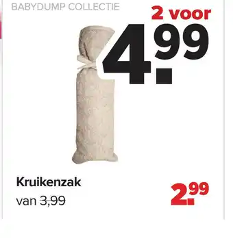 Baby-Dump Kruikenzak aanbieding