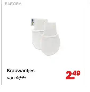 Baby-Dump Krabwantjes aanbieding