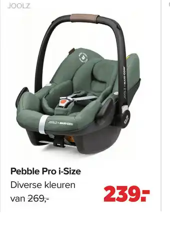 Baby-Dump Pebble pro i-size aanbieding