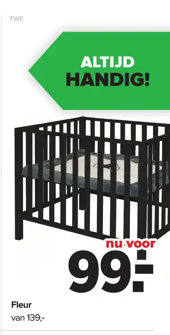 Baby-Dump Fleur aanbieding