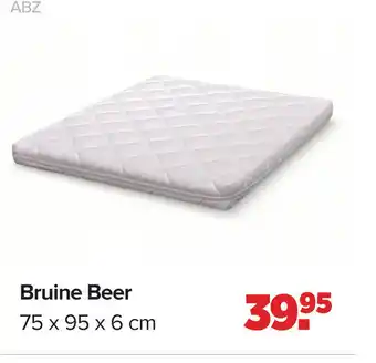 Baby-Dump Bruine beer 75 x 95 x 6 cm aanbieding