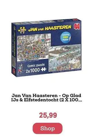 BookSpot Jan van haasteren - op glad ijs & elfstedentocht (2 x 100... aanbieding