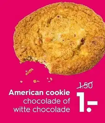 HEMA American cookie chocolade of witte chocolade aanbieding